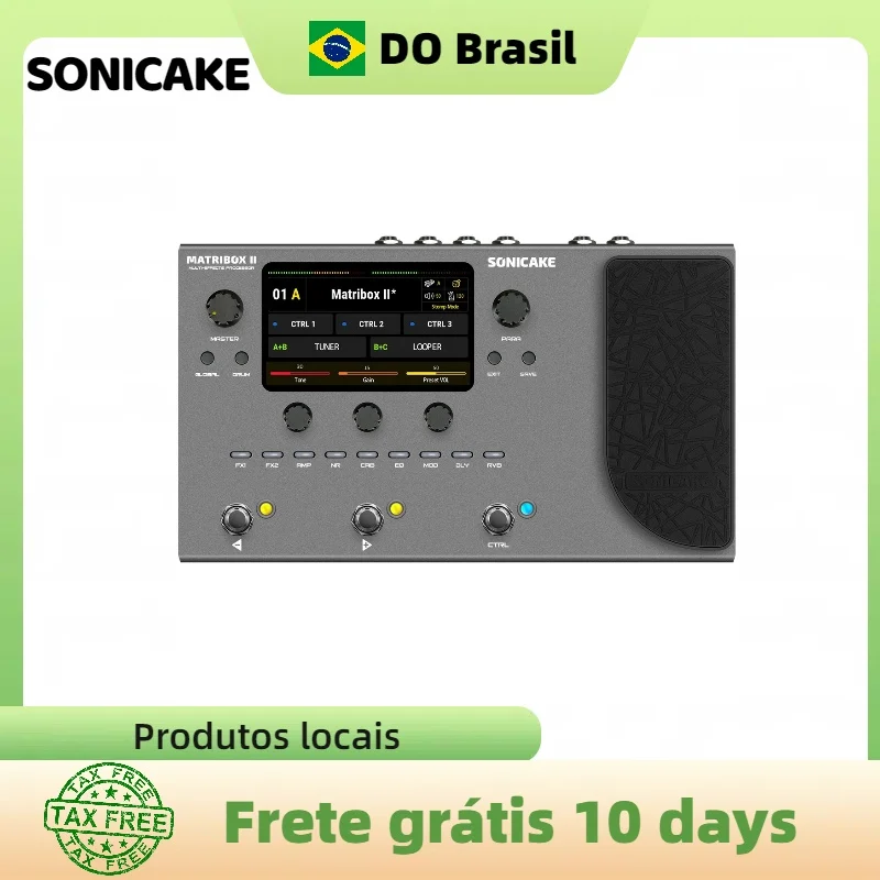 Sonicake matrizbox ii brasil nova guitarra baixo amplificador
