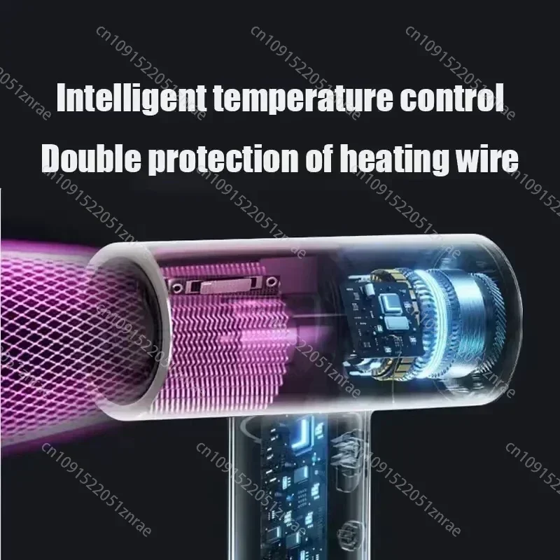 Super LED Display Portable USB Charging Wireless Hair Dryer 100000RPM High Speed Wireless Cold/Hot Air Type-C Fast Drying portable hair dryer