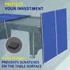 Ping Pong Table Top, 84" Mid-Size Foldable Ping Pong Table Topper for Pool Table, Indoor Outdoor Table Tennis Conversion Top w 4