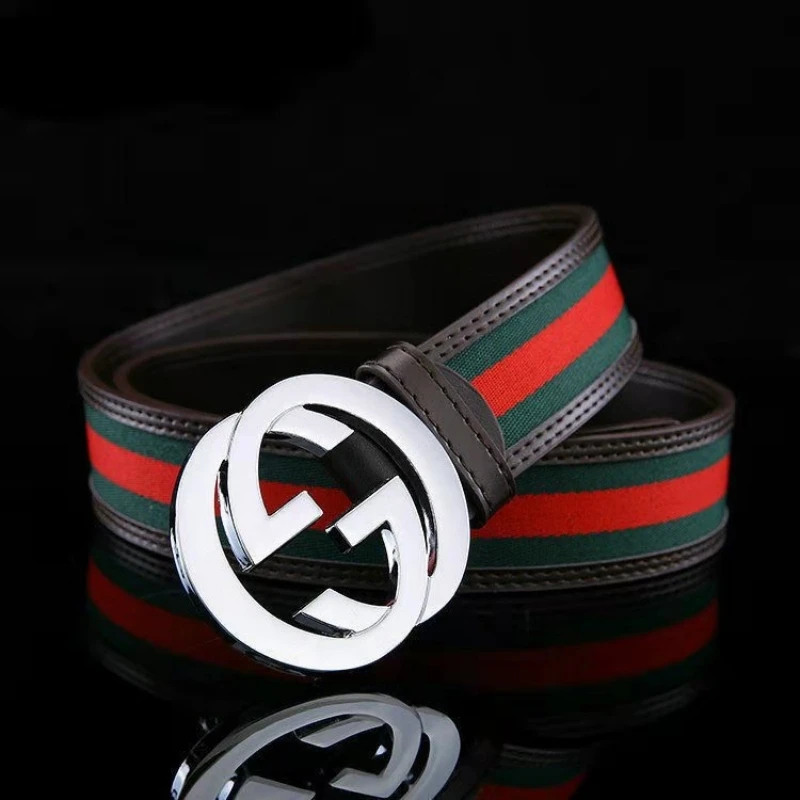

20214 new belt male smooth buckle business fashion casual trend student youth belt
