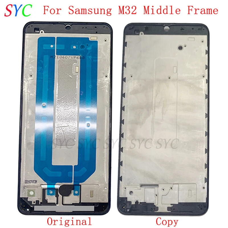 

Средняя рамка Центральная Крышка корпуса для Samsung M32 M325F 5G M326B телефонная металлическая рамка ЖК-дисплея запасные части