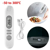 Rechargeable Food Thermometer BBQ Cooking Food Temperature Measure Tools Meat Thermometer Baking Oven Thermometer with Probe 1