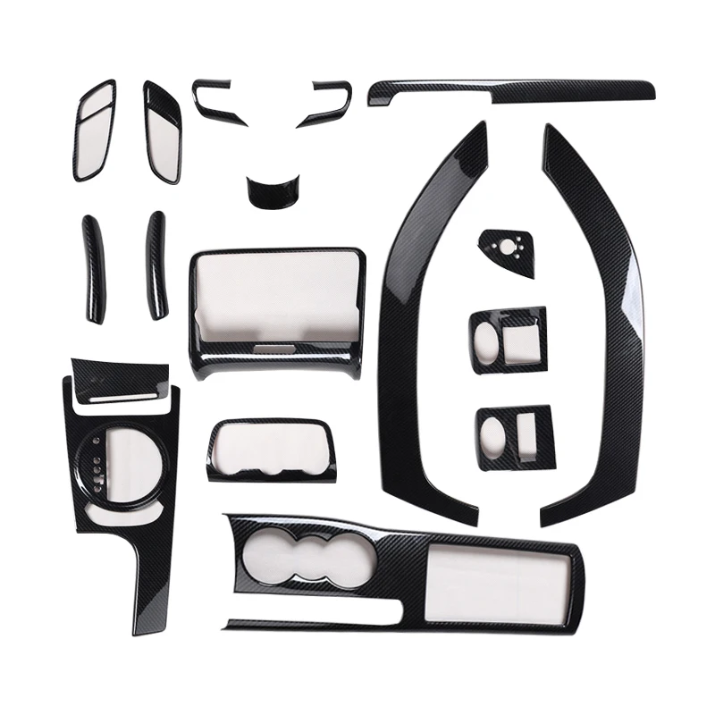 

For Audi TT 2008 2009 2010 2011 2012 2013 ABS Carbon Fiber Style Decoration Accessories Interior Moldings Cover Trims Stickers