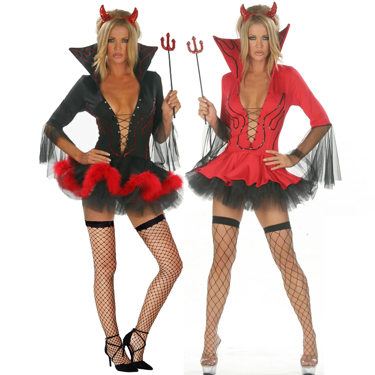 

Halloween Costumes Sexy Dress for Women Cosplay Witch Girl Dark Angel Skirt Accessories Headwear Wand Christmas Party