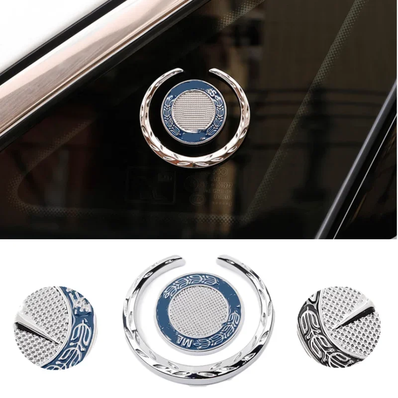 

For W220 W212 C180 E320 GLE C Class W176 W204 W210 W205 W211 Alloy Car Sticker Side Emblem Window Decal Decoration
