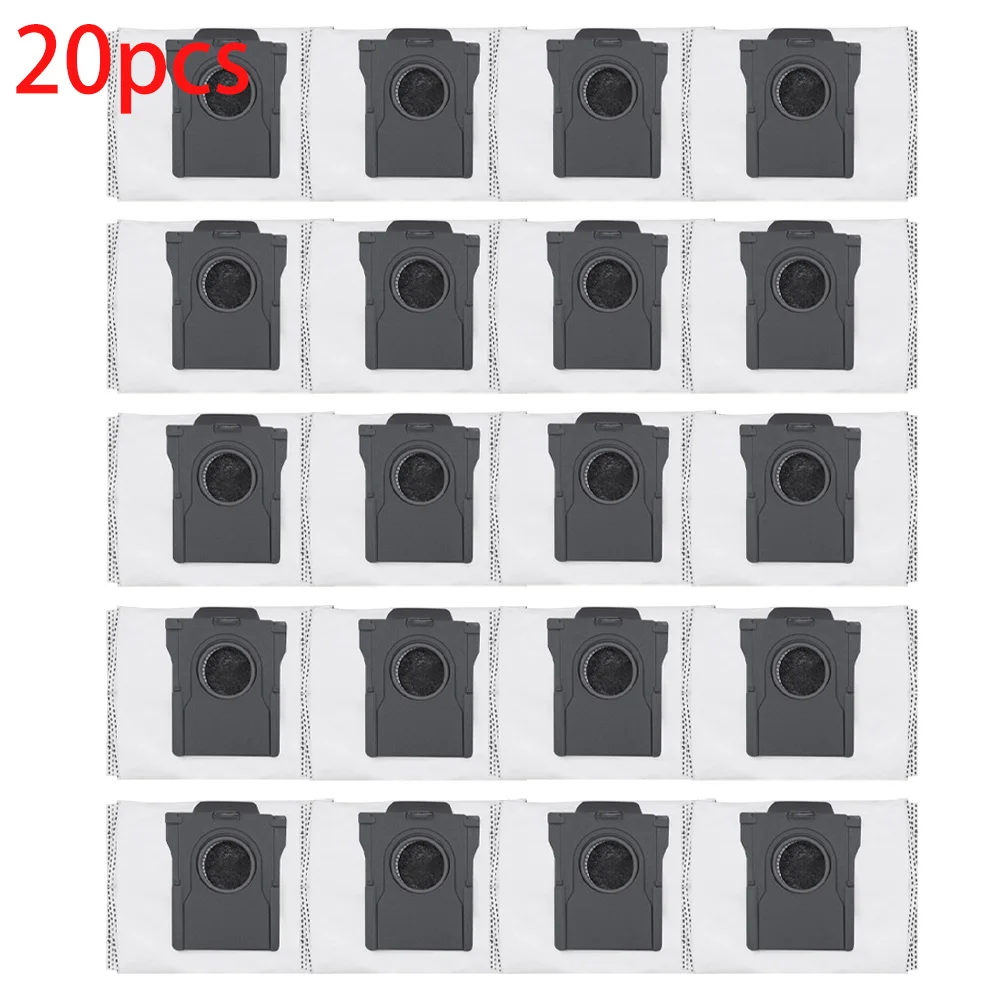 Sac à Poussière Compatible Dreame (L10s, X40, X30, X50) - Lot De 12 - Capacité 3,2L - Scellé Sans Fuite - Facile à Installer