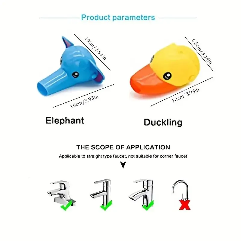 Water Faucet Extender Cartoon Sink Handle Water Dispenser Extender Hand-Washing Solution Used To Extend The Handwashing Area 5
