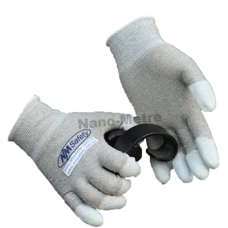 Gants Nitrile Jetables Gris - Lot de 100 - Taille S/M/L/XL