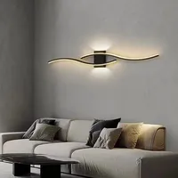 Moder LED Wall Lamp Long Strip Wall Lamps TV Background Decorative Lighting For Bedroom Living Room Home Indoor Lighting Fixture 2