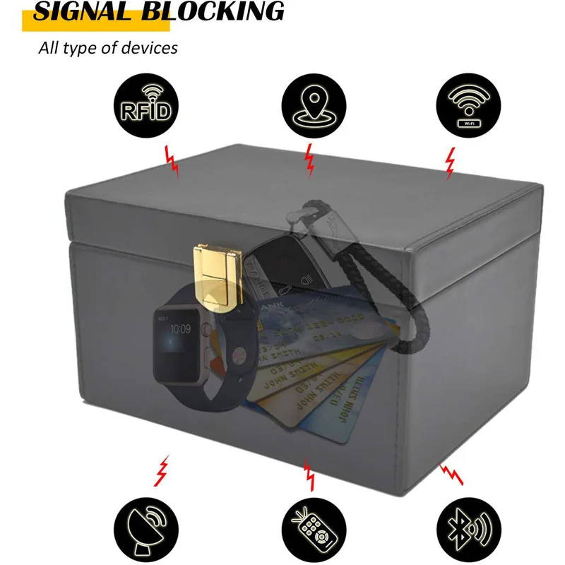 ARRA K - Boîte à clés RFID - Coffre-fort pour clé de voiture RFID - Boîte  antivol RFID