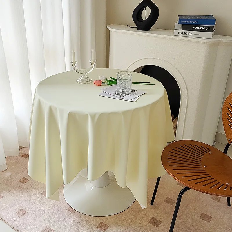 

Tablecloth waterproof and oil-proof no-wash coffee table leather table mat dining tablecloth