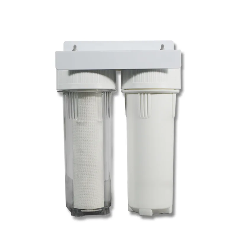 Household 2-stage Water Purifier Tap Water Well Pre-filter Kitchen Faucet Filter PP Cotton Activated Carbon Filter