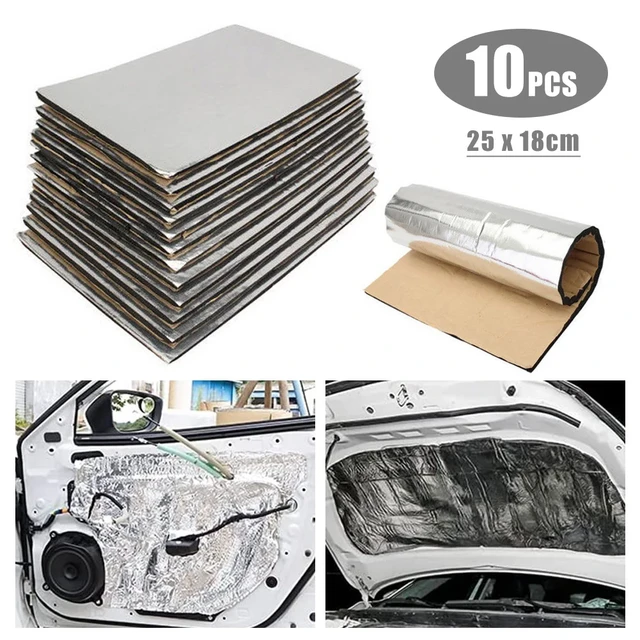 Sound Deadner Insulation Foam Mat Firewall Thermal Car Hood Heat Shield Mat  10mm