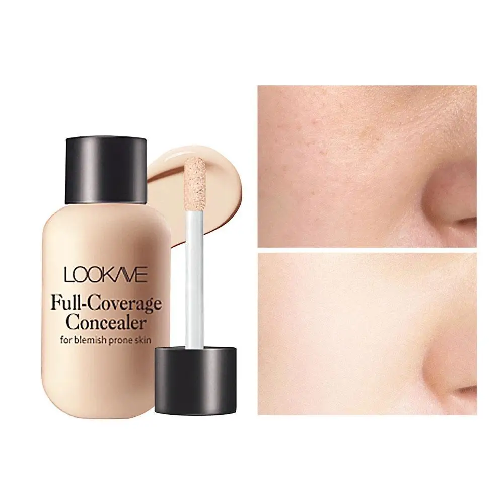 Full Coverage Acne Dark Circles Concealer Cream Waterproof Oil Control Foundation Makeup Matte Lasting Liquid Cosmetics Fac L2u7