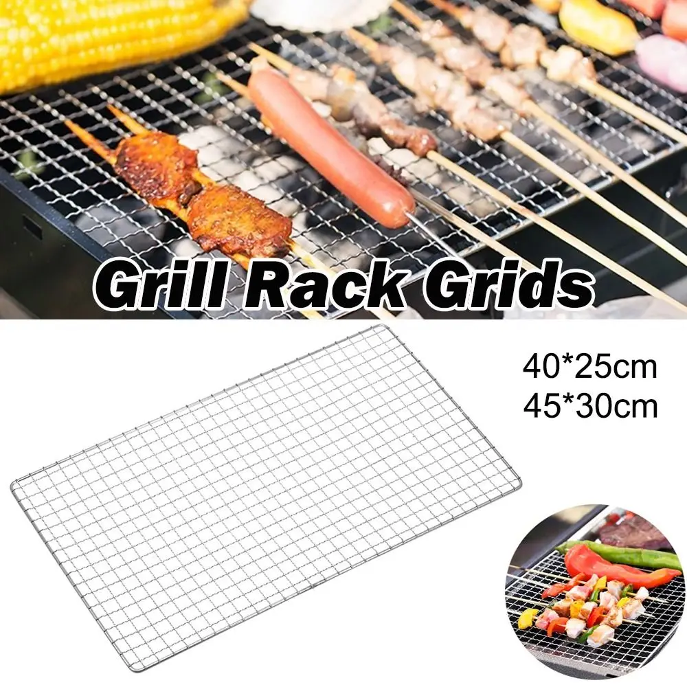 Stainless Steel Nonstick BBQ Grill Rack Grids for Outdoor Cooking