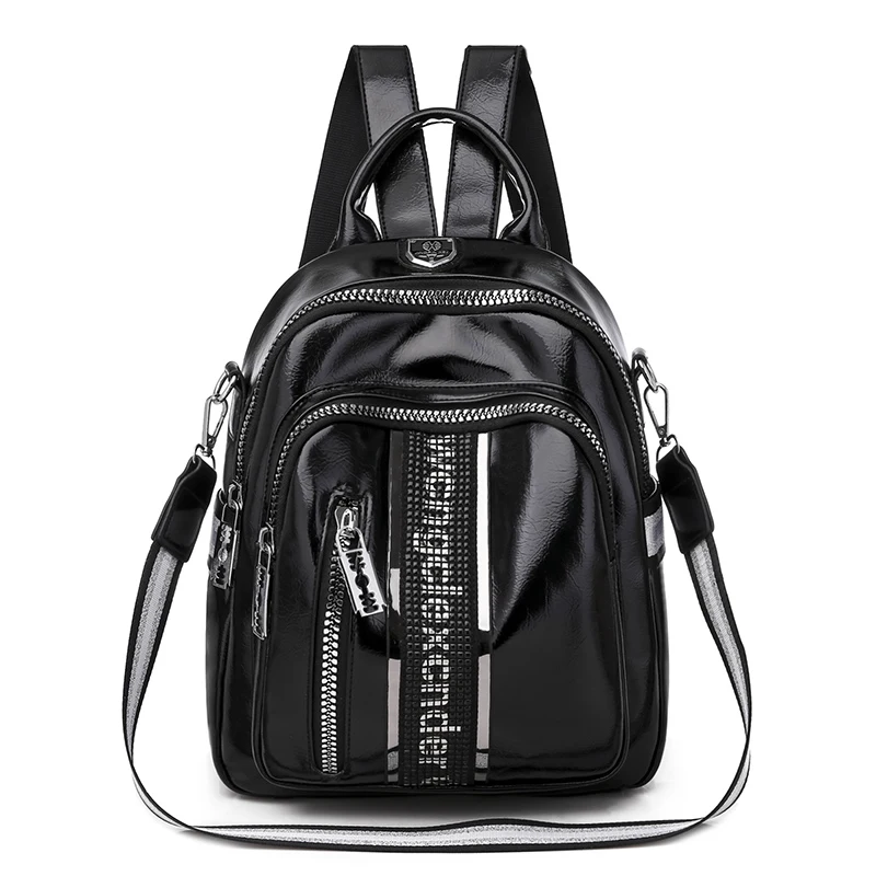 

Трехмерные рюкзаки с алмазной вставкой и надписью, с защитой от брызг, мягкий полиуретановый рюкзак, многофункциональные женские рюкзаки