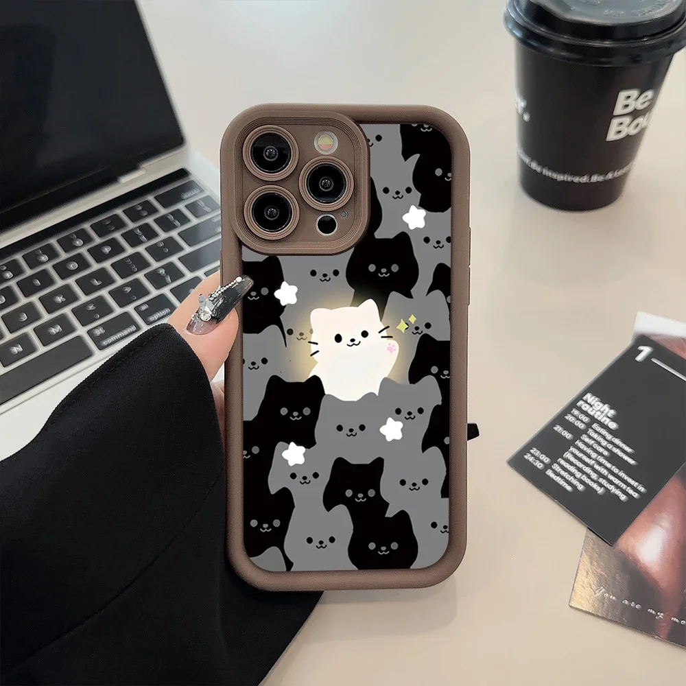 Adorable Cat-Themed Phone Case Cover