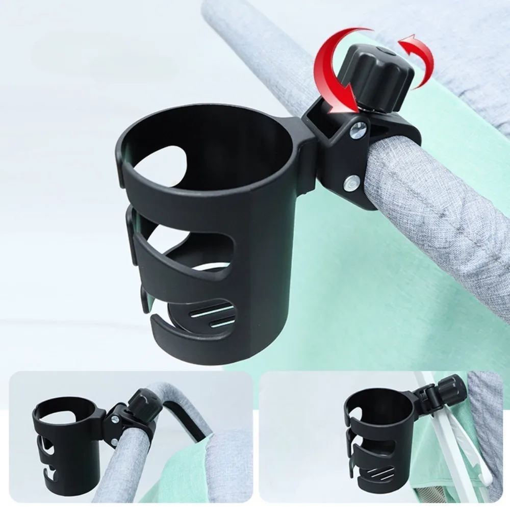 

Baby Stroller Cup Holder Rack Universal 360 Rotatable Drink Bottle Rack Baby Bottle Holder Drink Holder for Stroller Organizer