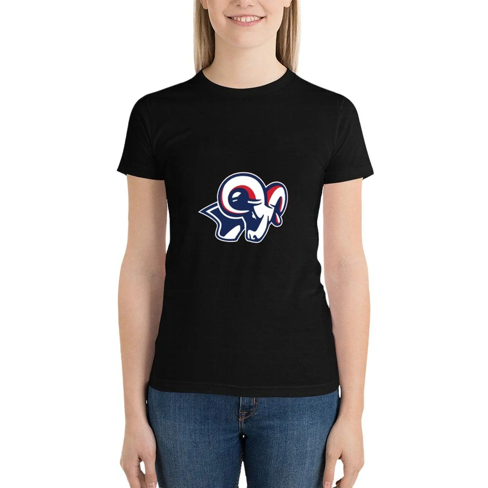 Bluefield College Athletics T-Shirt lady clothes anime clothes black t shirts for Women