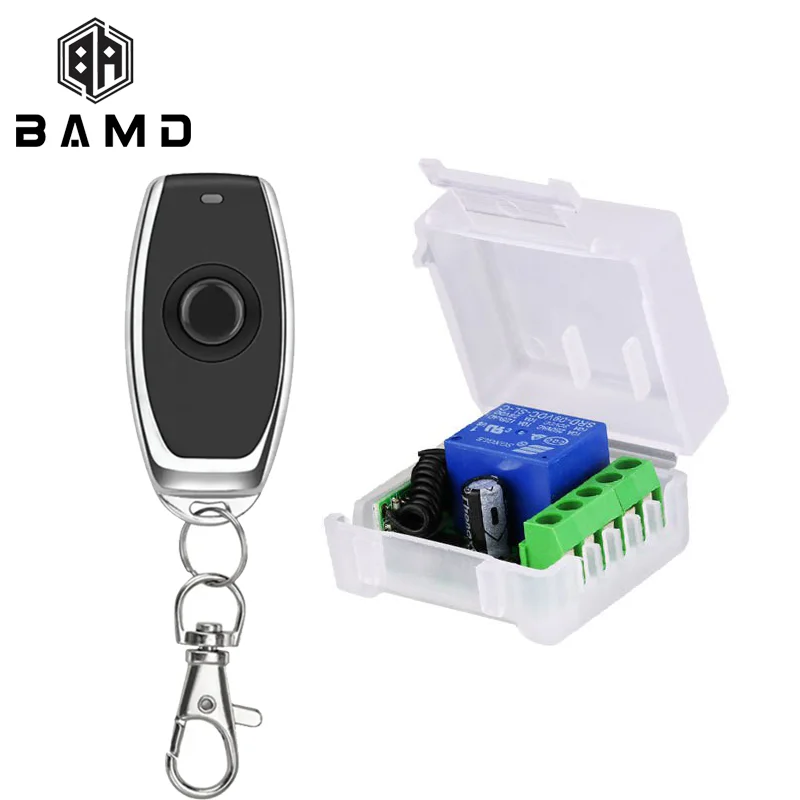 Kit émetteur/récepteur RF 433 MHz 1 Canal - Pour Commande à Distance 12V, Neuf