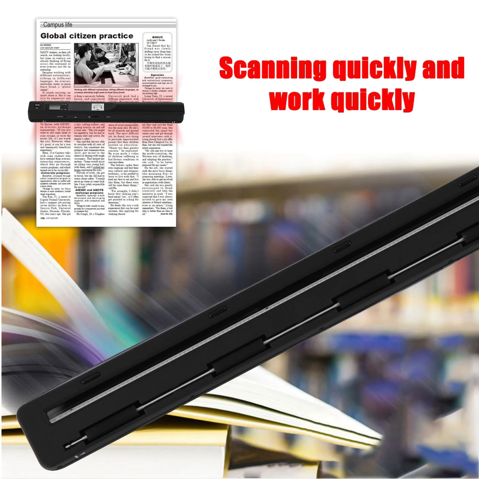 Document Scanners. Hand Held Scanners Handheld Scanner Portable Scanner USB Pen Scanner  Scan JPG/PDF USB 2.0 USB Scanners - 5