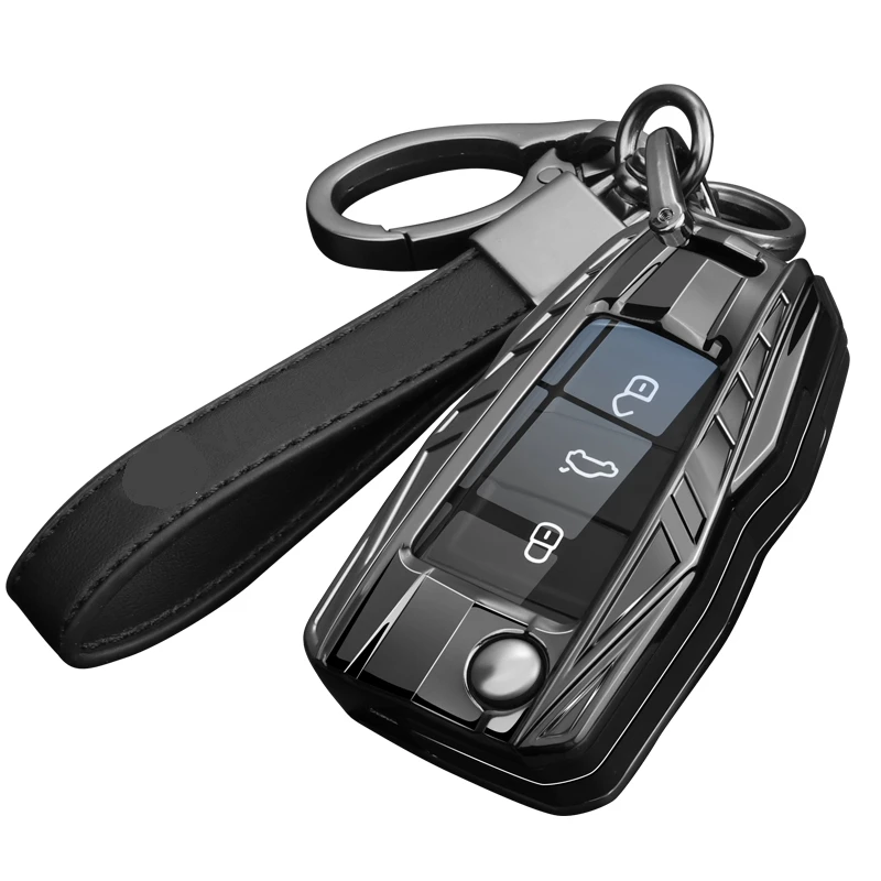 Auto In Lega Di Zinco Smart Control Key Case Cover Holder Per Vw Volkswagen Golf 7 Polo Bora Mk7 Mk6 Passat Tiguan Jettta Accessori
