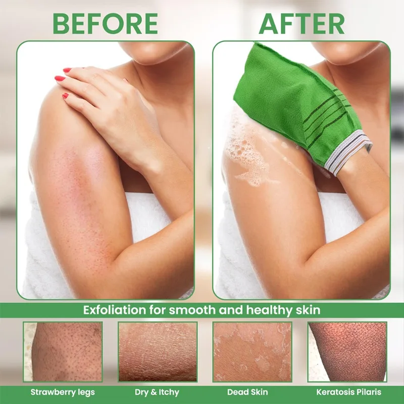 ❣️角質除去 スクラバーグローブ バススクラバー 手袋 スクラブ グレー ❣️角質除去 スクラバーグローブ バススクラバー 手袋 スクラブ