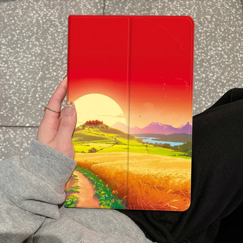 

iPad Twilight Dusk Print Cover 2018 to 2022 Pro 11 10.2 Inches Air 3 4 5 10.5 10.9 Case For iPad Mini 4 5 6 7.9 8.3 Inches 2021