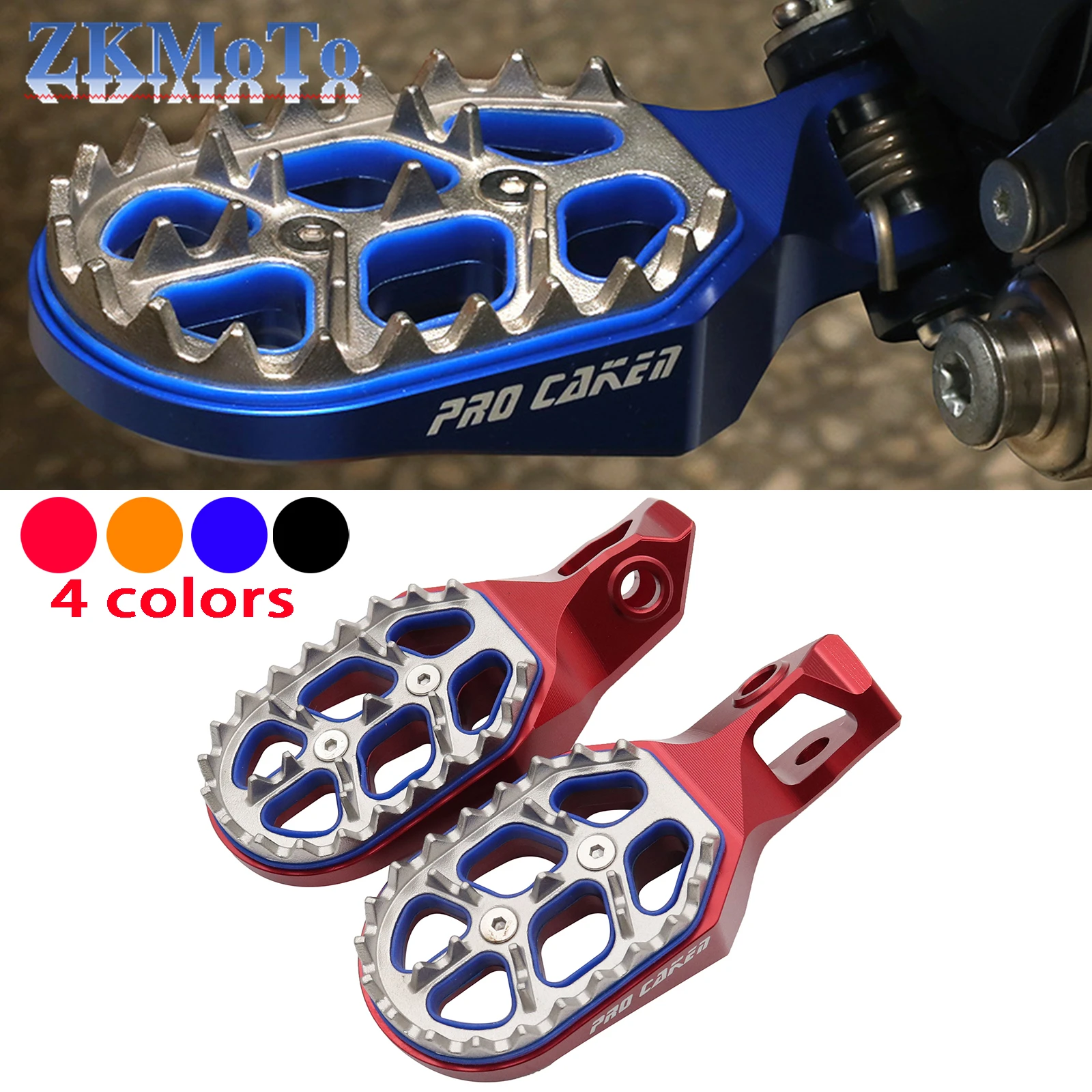 

Forged Enlarged Foot Pegs FootRest Footpegs Rests Pedals For KTM 125-500 250 300 350 EXC EXCF XCW 2024 XC SX XCF SXF 2023-2024