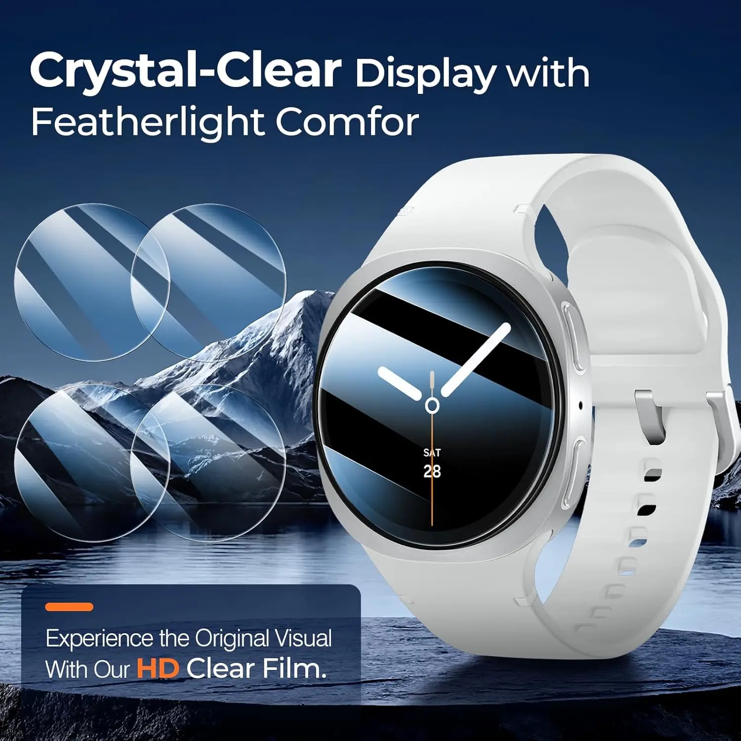 5PCS Smart Watch Screen Protector for Samsung Galaxy Watch /8