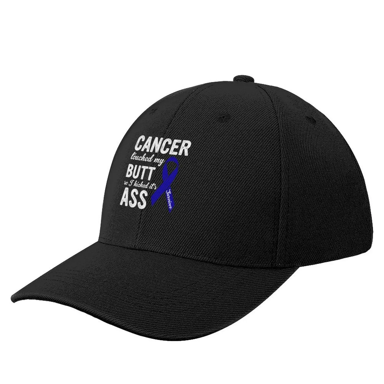 

Cancer Touched My Butt So I Kicked Its Ass Baseball Cap Sunscreen Rave New In Hat Luxury Cap Women's Beach Men's