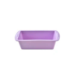 Household Rectangular Silicone Baking Mold (1Pc Purple)