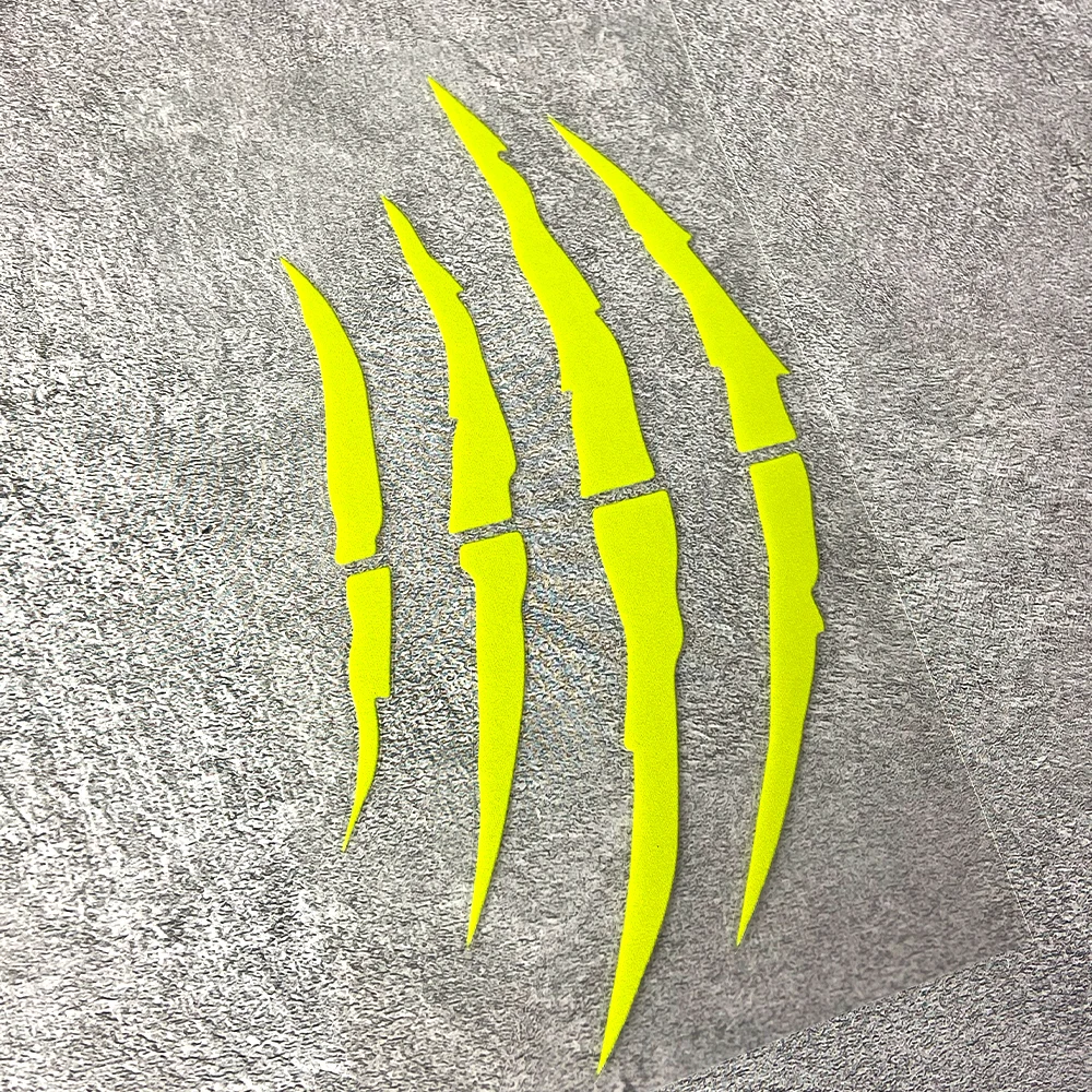 S4S Claw Marks Scratches Vinyl Decal Sticker Kit For Motorcycle Helmet & Bike – Glossy Or Matte, Choose Color