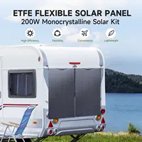 ALLPOWERS – centrale électrique pour balcon, 200W/100W, panneau solaire Flexible IP68, cellule solaire, chargeur solaire photovoltaïque 12V/32V, hors réseau pour camping-car 5