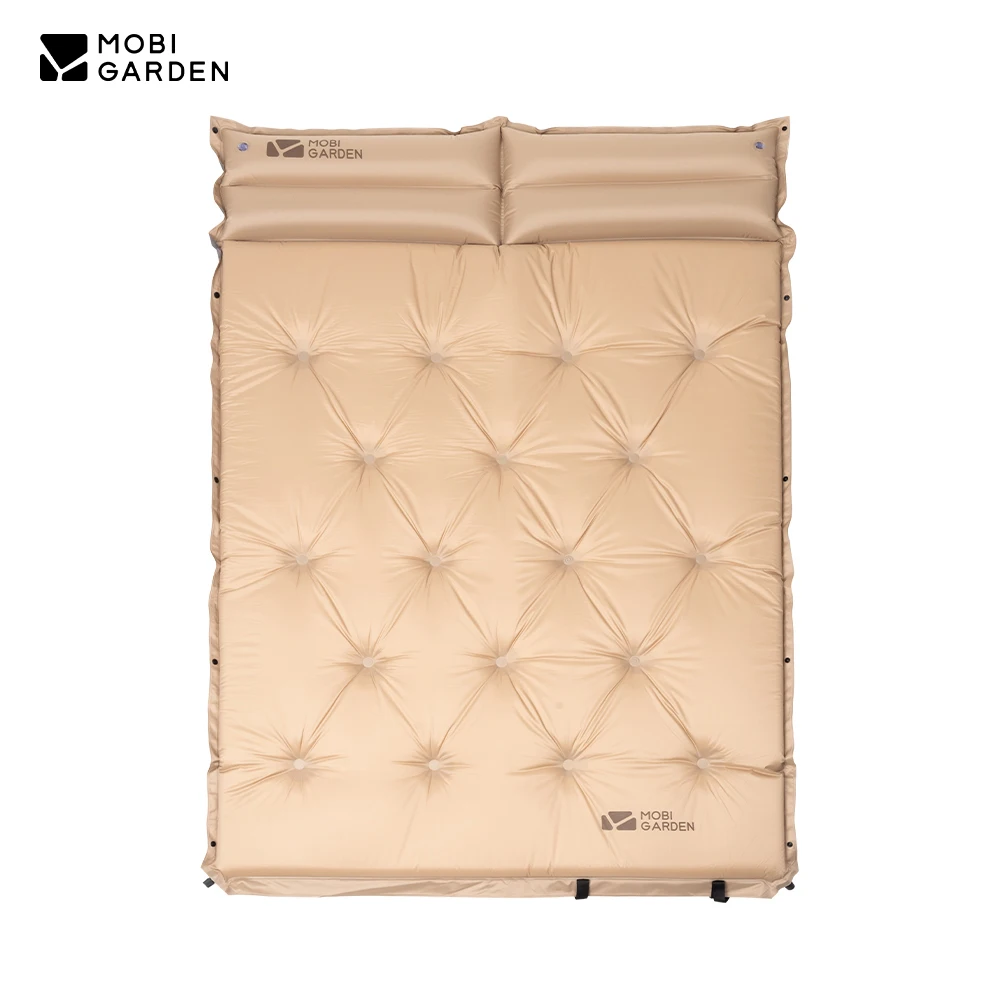 

MOBI GARDEN Camping Inflatable Sleeping Mat Automatic Single/Double Air Cushion Bed Moisture-proof Portable 3CM 6CM