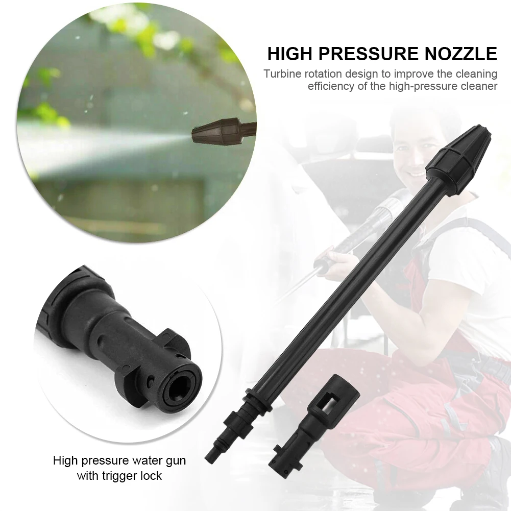High Pressure Washer Rotating Turbo Lance Nozzle Washer Spray Nozzle Water Gun Nozzle for Karcher K2-K7 LAVOR VAX BS COMET 6