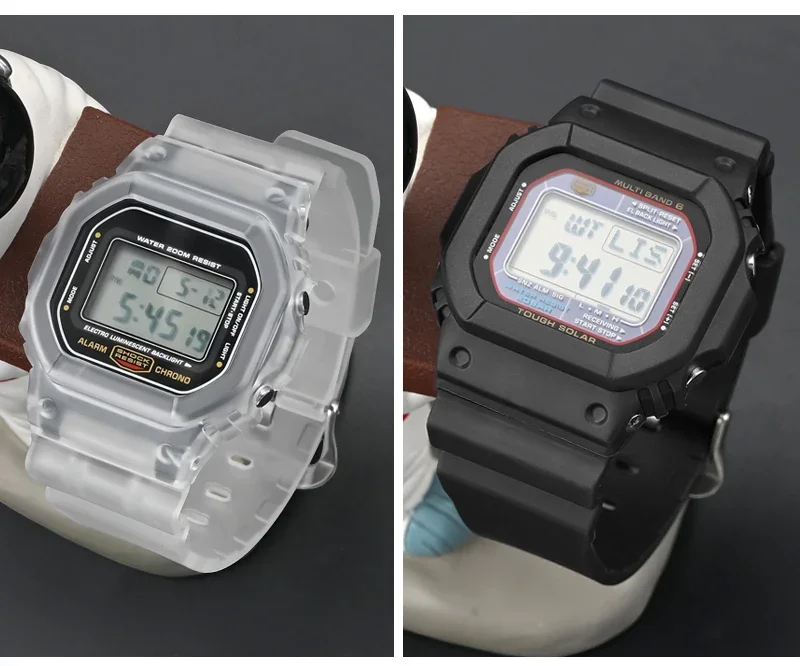 Durable Resin Protective Bezel for Men's Watch - Band Replacement & Enhancement