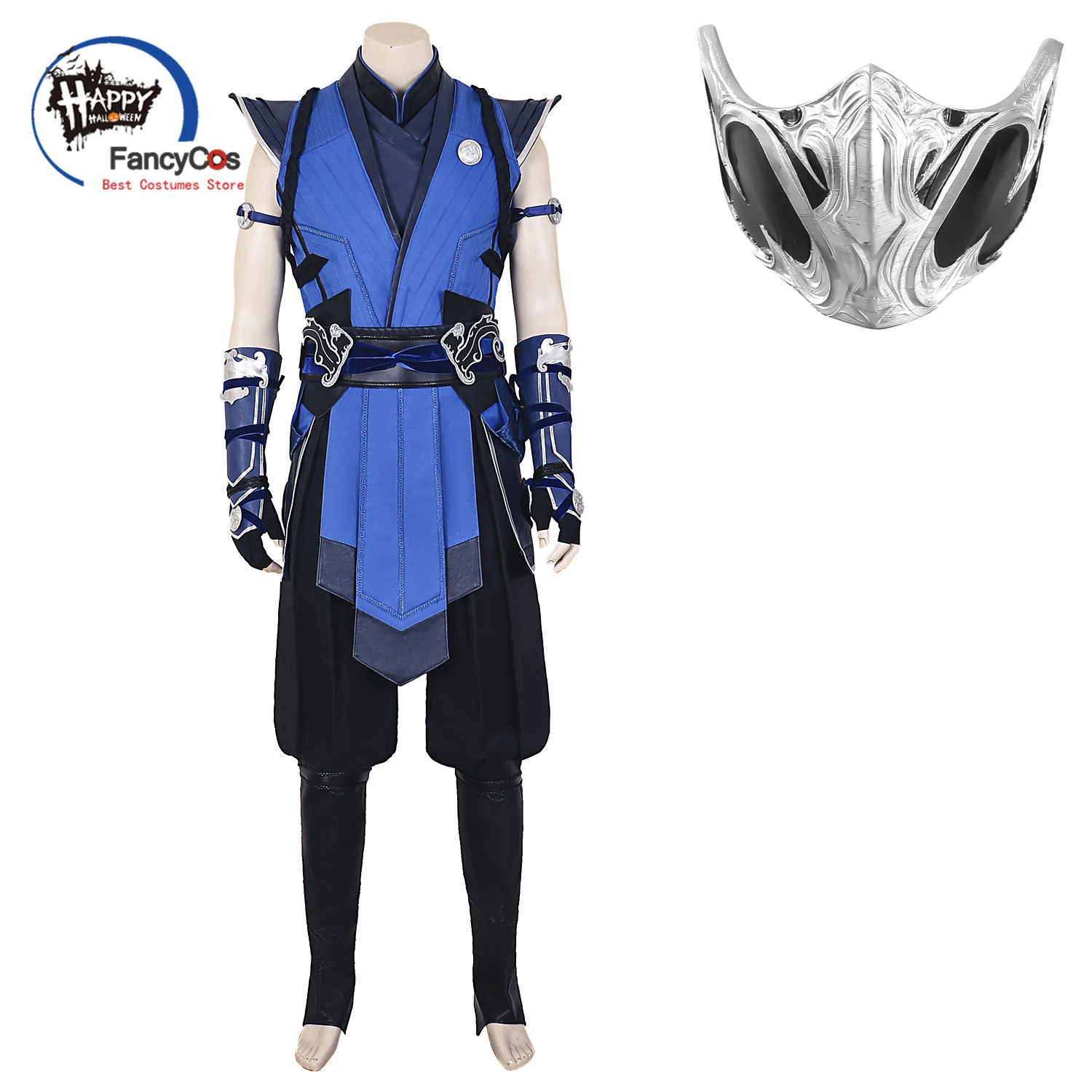 thumbnail image 1 of EN STOCK Sub Zero Mortal Kombat 1 Cosplay Bi Han Disfraz MK 1 Sub-Zero Cosplay Disfraz de Halloween Carnaval personalizado, 1 of 4