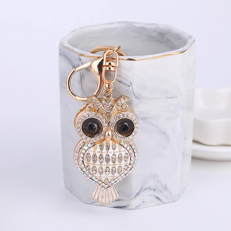 Sparkling Crystal Butterfly Keychain for Handbag Bling Key Chain Stylish Purse Charms Fashionable Keychain Gifts