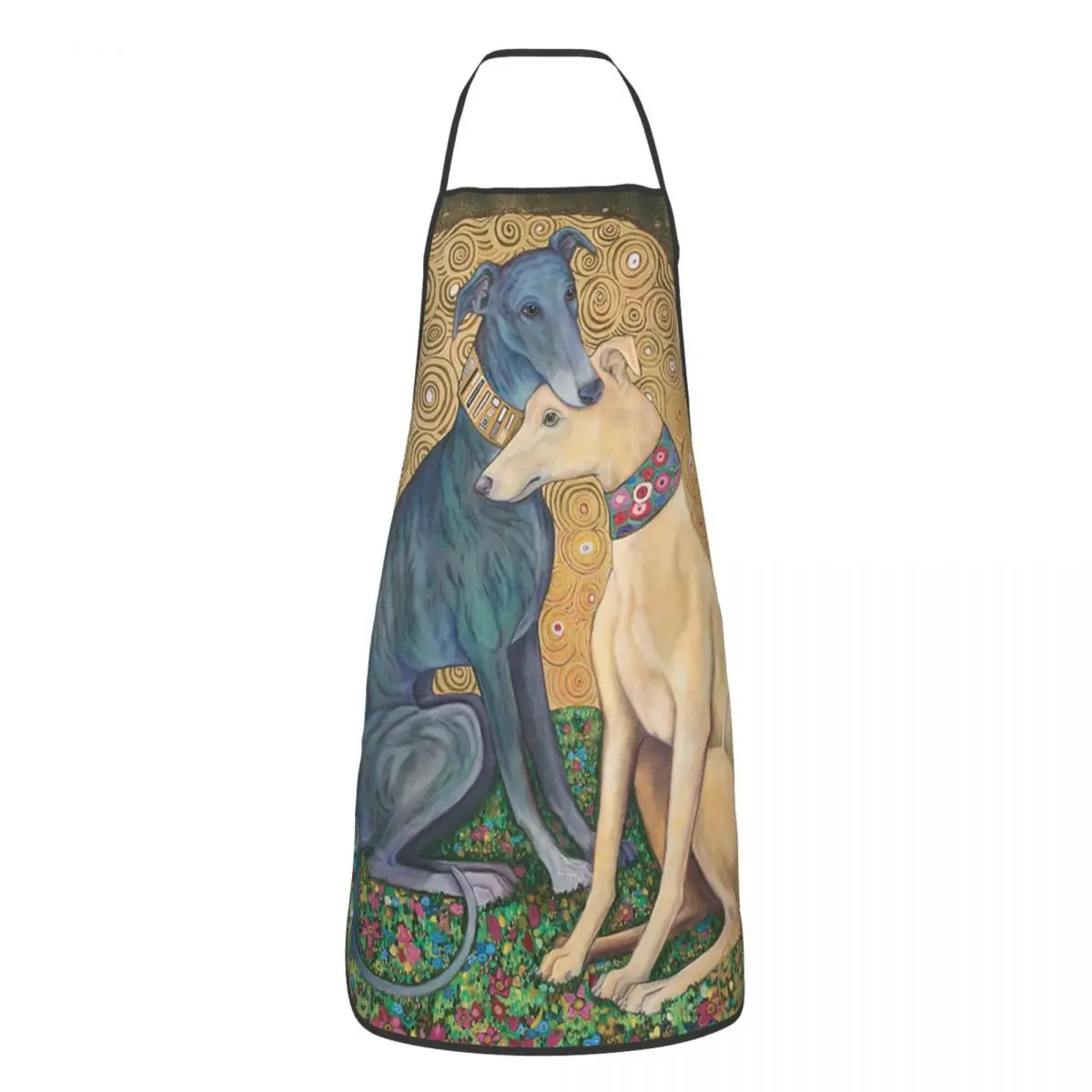 

Художественный фартук для собак Gustav Klimt Greyhound, фартуки унисекс для кухни, шеф-повара, кухонный фартук для выпечки