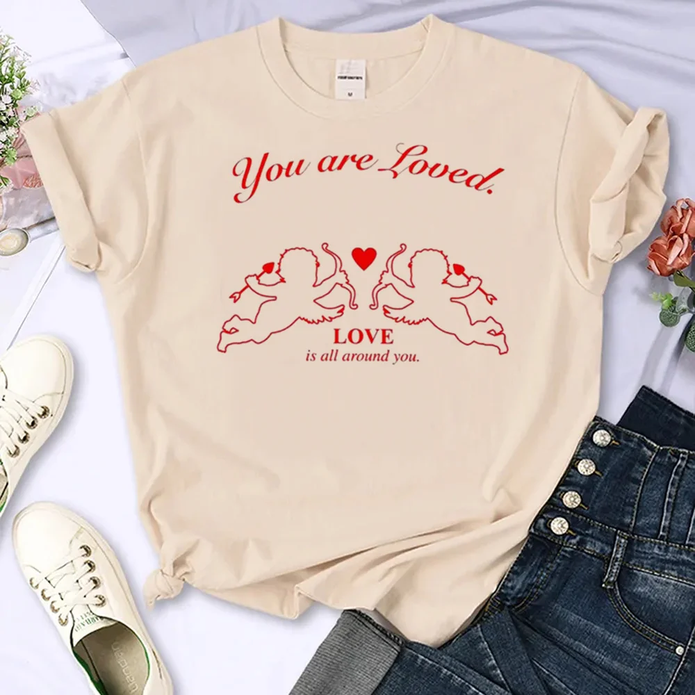 

angel Tee women graphic manga Tee female 2000s streetwear graphic clothing