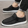 Men Casual Shoes Breathable Lightweight Slip-On Flats Simple Comfortable Solid Color Soft Sole Shoes Men Shose For Sale Loafers 4