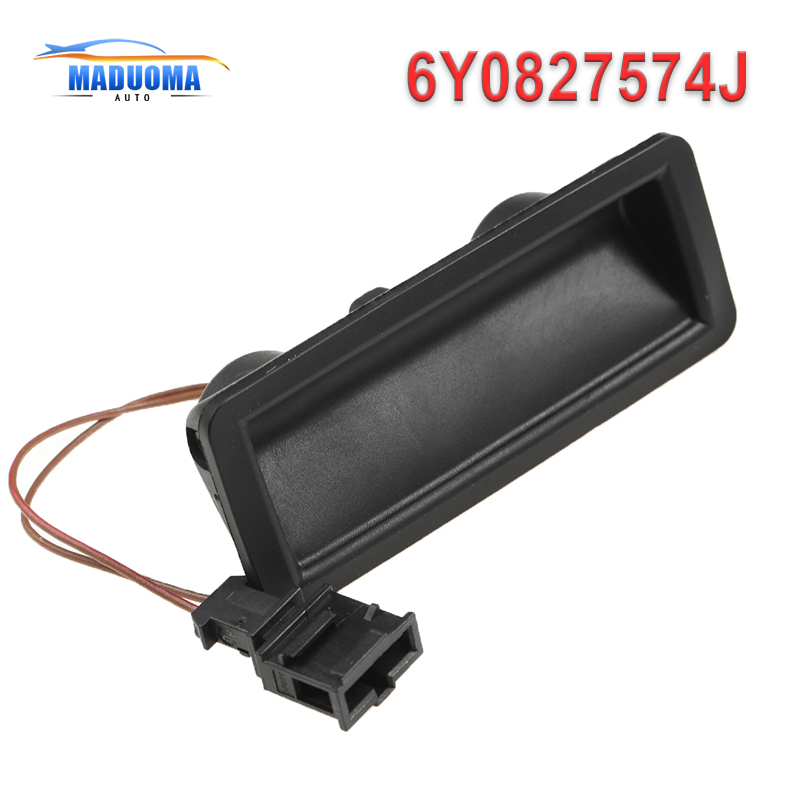 Car Accessorie 6Y0827574J 6Y0827574 6Y0827574E 6Y0827574K Tailgate Switch For Skoda Fabia 2000-2008 Boot Handle Press Release