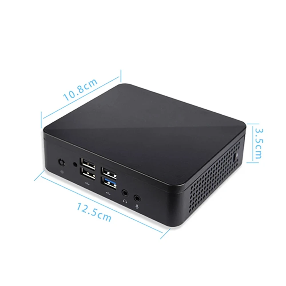 X5-Z8350 Mini PC Intel Core Atom CPU Processor 4G RAM 64G SSD HD-MI VGA WiFi Windows 10 TV Box Mine PC Fanless Minipc 6