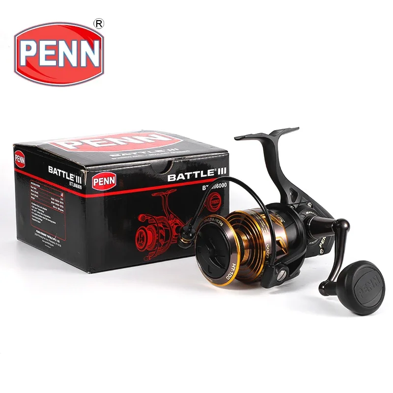 PENN BATTLE III Spinning Fishing Reel 3000-10000 5+1BB Full Metal Body Gear  Ratio 4.7/5.6/6.2 Saltwater Reels Fishing Tackle - AliExpress