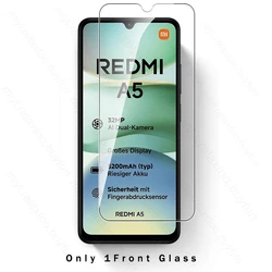 6 - in - 1 Tempered Glass Screen and Camera Lens Protector Set - Redmi A5 4G Europe (Only 1Front Film)