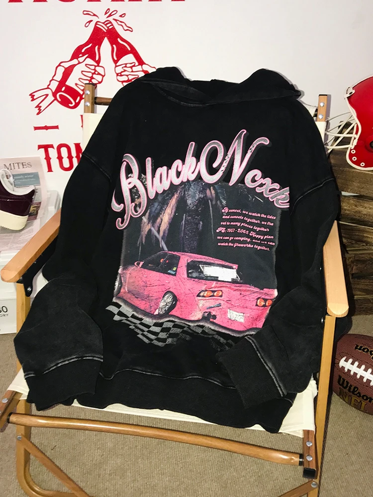 

Women's Autumn Winter Pullover Long Sleeve Tops Hoodie Jacket Y2k Korean Fashion Kpop Aesthetic Streetwear Oversized Sweatshirt