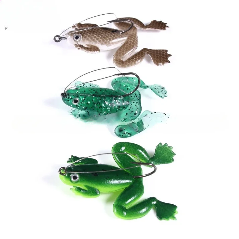 

Новая мягкая приманка Luya Little Thunderfrog 6 см/искусственная приманка для рыбной ловли, Мягкая приманка в форме лягушки, принадлежности для рыбной ловли