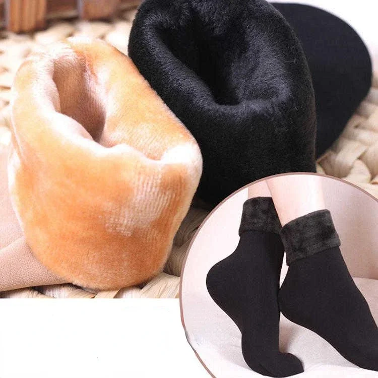 Thermal Socks Winter Socks Thicken Velvet Thermal Ski Snow Socks For Men Women