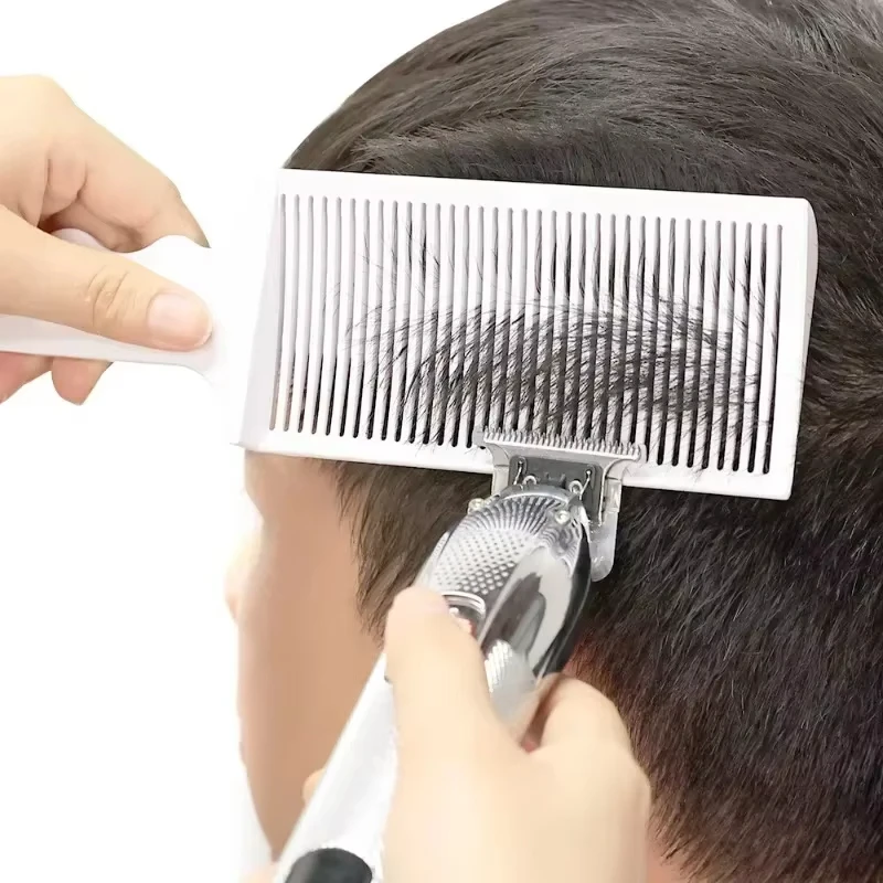 Professional Barber Comb Men's Style Flat Hair Comb Gradient Hair For Blending and Cutting Salon Styling
